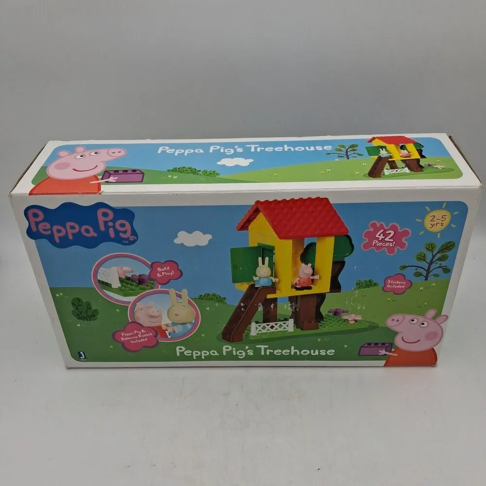 Peppa Pig Treehouse Buildable Playset Jazwares ~ Missing Figures